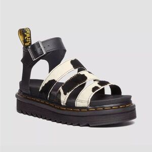 Dr. Martens Cow Print Sandals